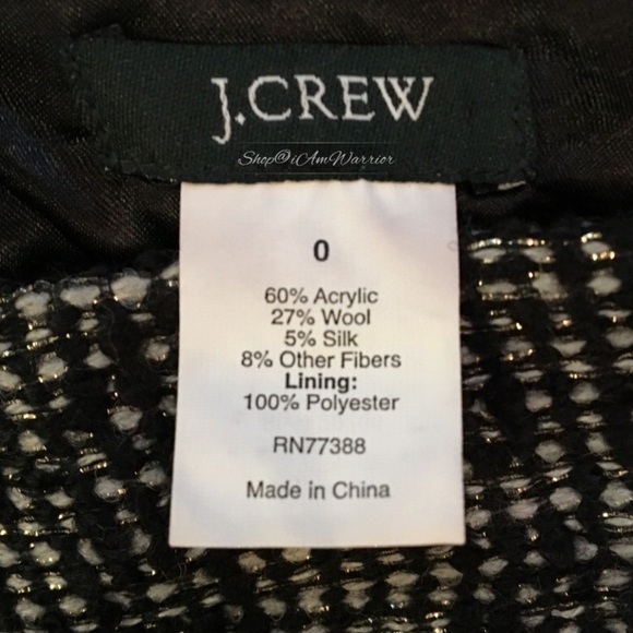 J.Crew nubby metallic tweed pencil skirt *shop@iamwarrior - Picture 8 of 9